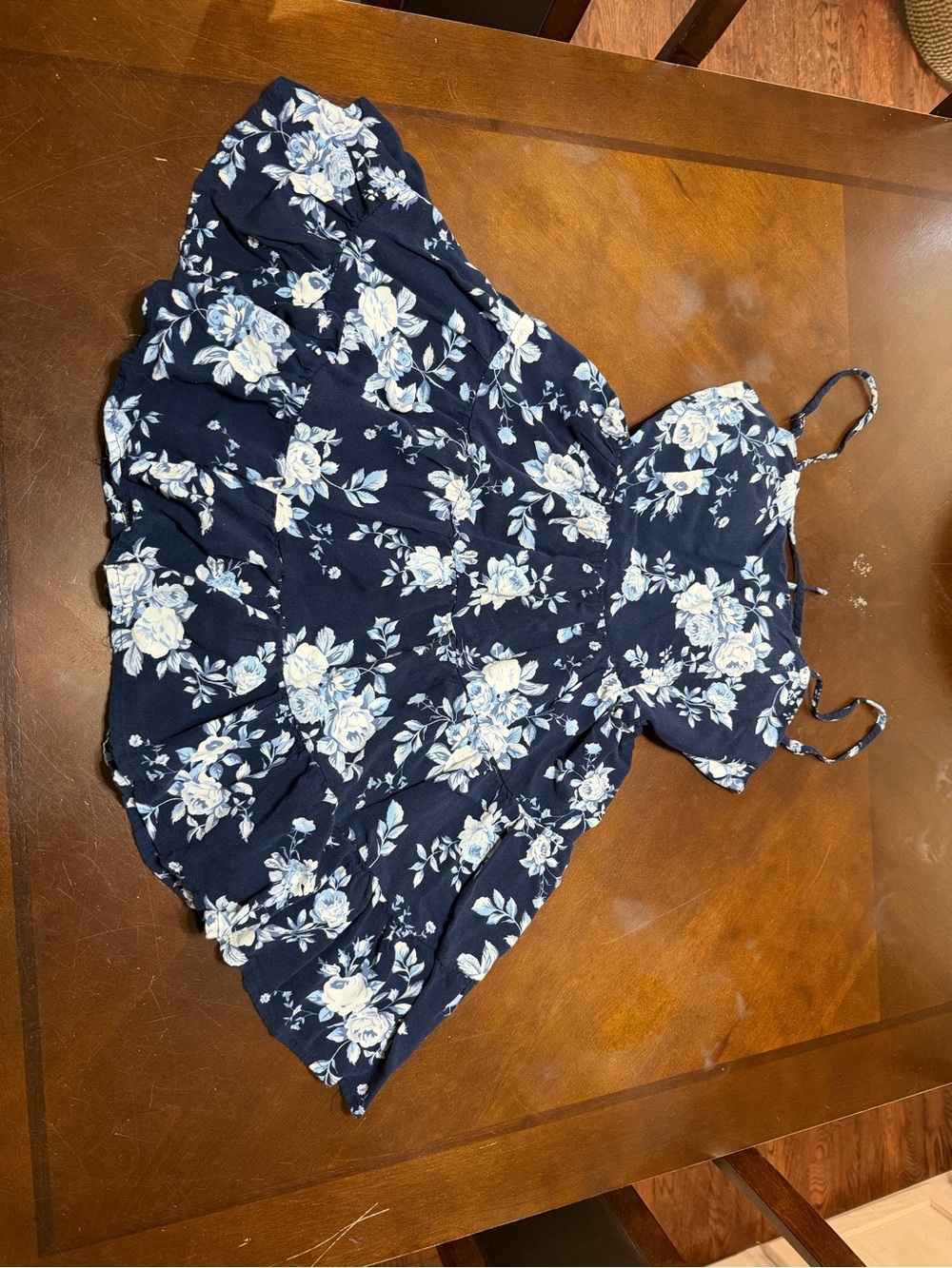 Streetwear Society Navy Floral Spaghetti Strap Camisole
